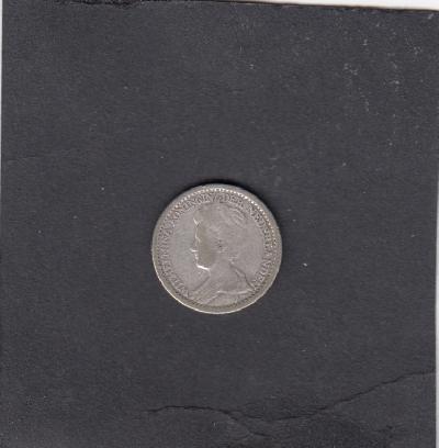 Beschrijving: 25 Cent WILHELMINA  